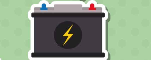 Car battery graphic