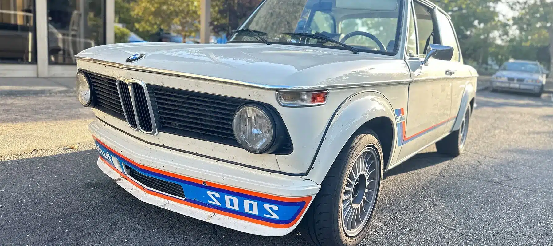 Classic BMW closeup of grill
