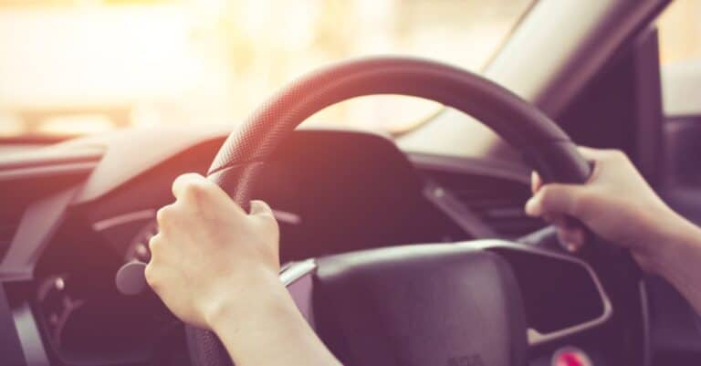 Driving a car